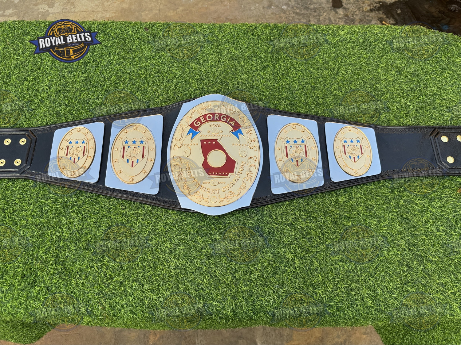 Georgia Heavyweight Championship wrestling belt HD CNC premium 