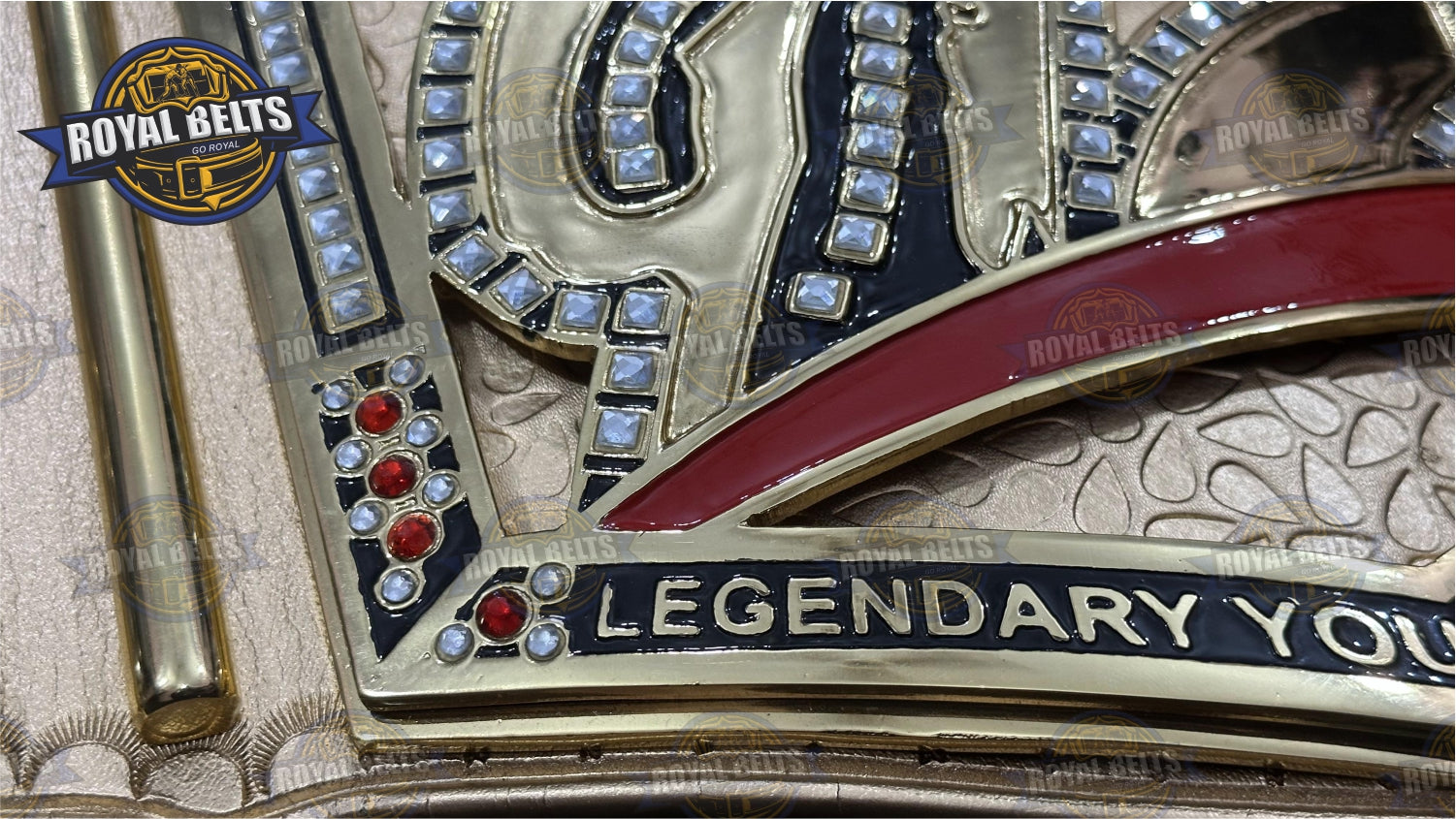 GTS Legendary YouTube Title Belt heavyweight style championship belt