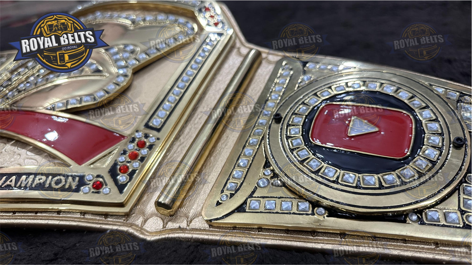 GTS Legendary YouTube Title Belt premium wrestling championship belt