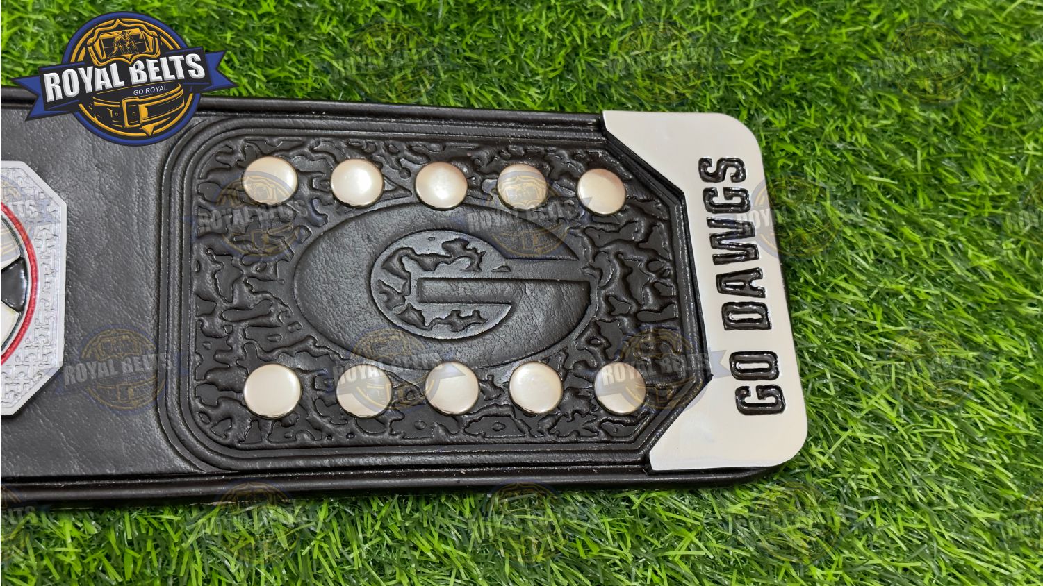 NFL Title Belt Zinc Plated New Logo heavy duty football replica belt