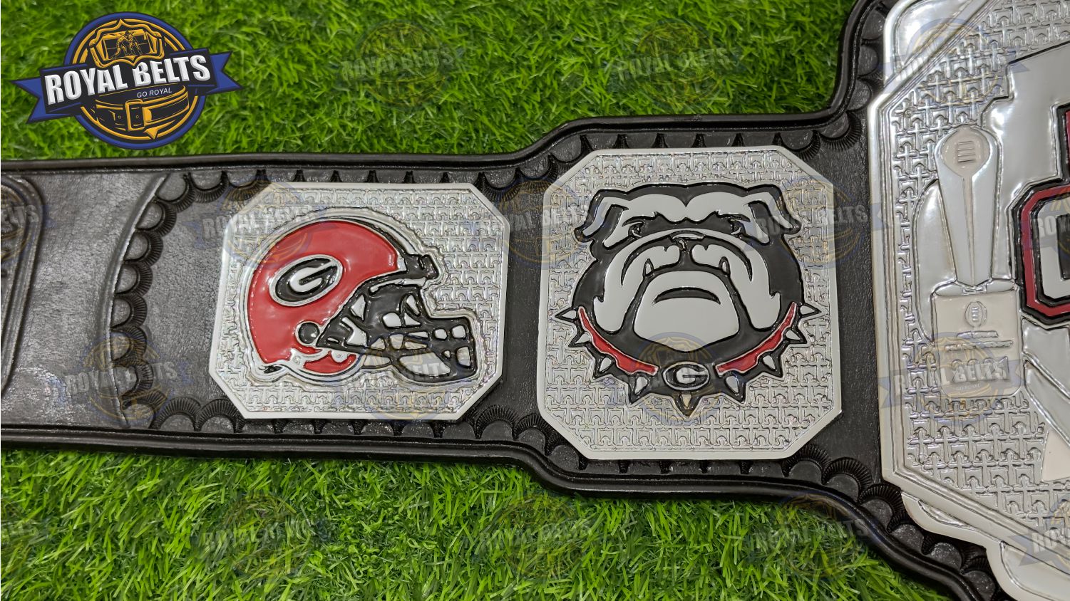 NFL Title Belt Zinc Plated New Logo heavyweight style championship belt Designed by Royal Belts