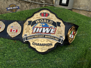 IHWE World Heavyweight Championship HD CNC title belt premium quality Made by Royal Belts