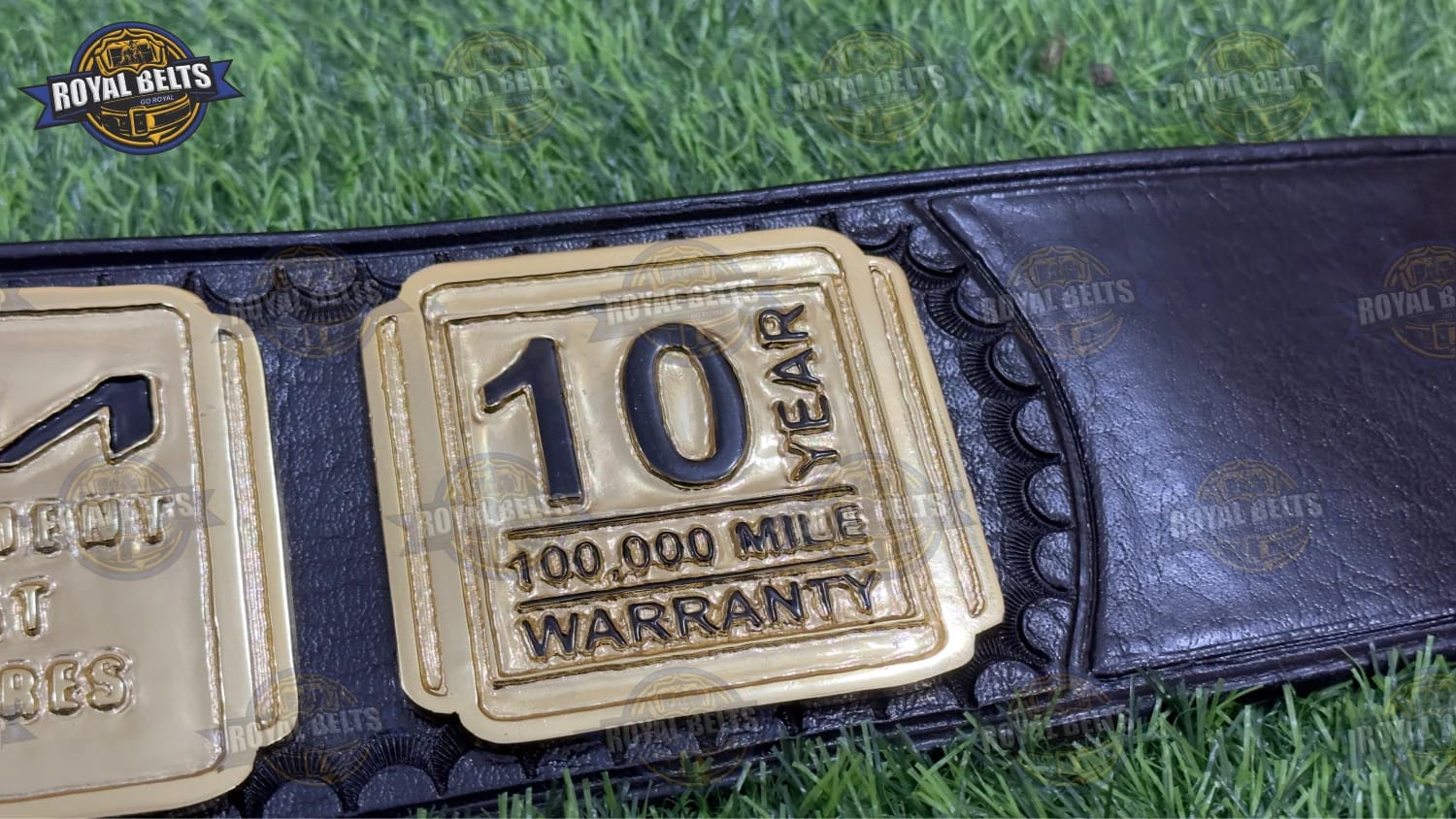 Regional championship title belt KIA edition with high definition CNC plates