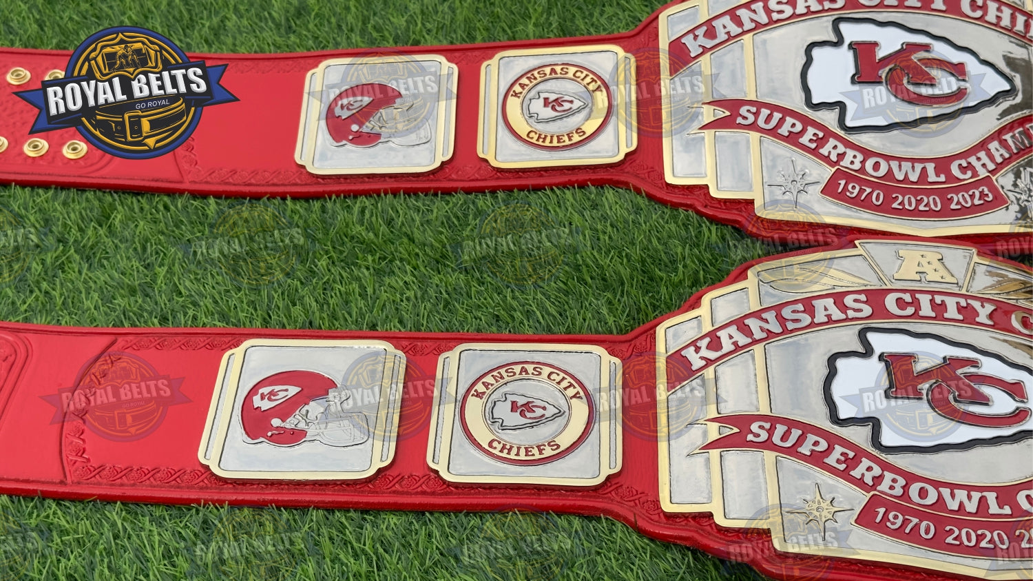 Kansas City Chiefs Super bowl NFL Championship Title Belt Zinc Plated