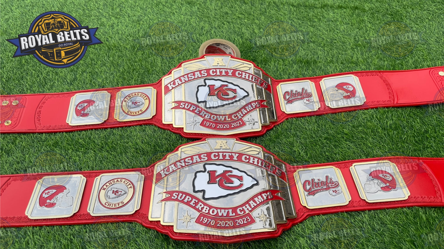 Kansas City Chiefs Super bowl NFL Championship Title Belt Zinc Plated