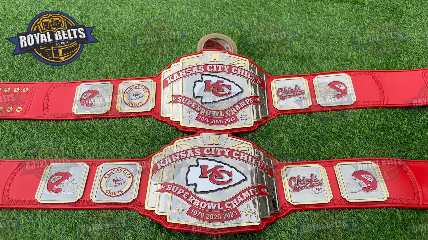 Kansas City Chiefs Super bowl NFL Championship Title Belt Zinc Plated