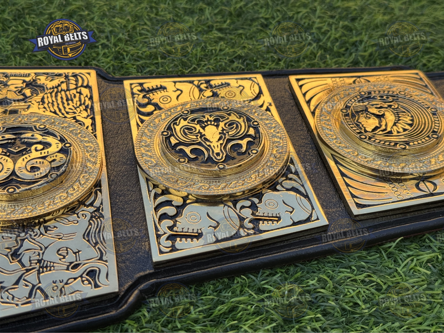 Lucha Underground GOG championship belt triple layer luxury finish