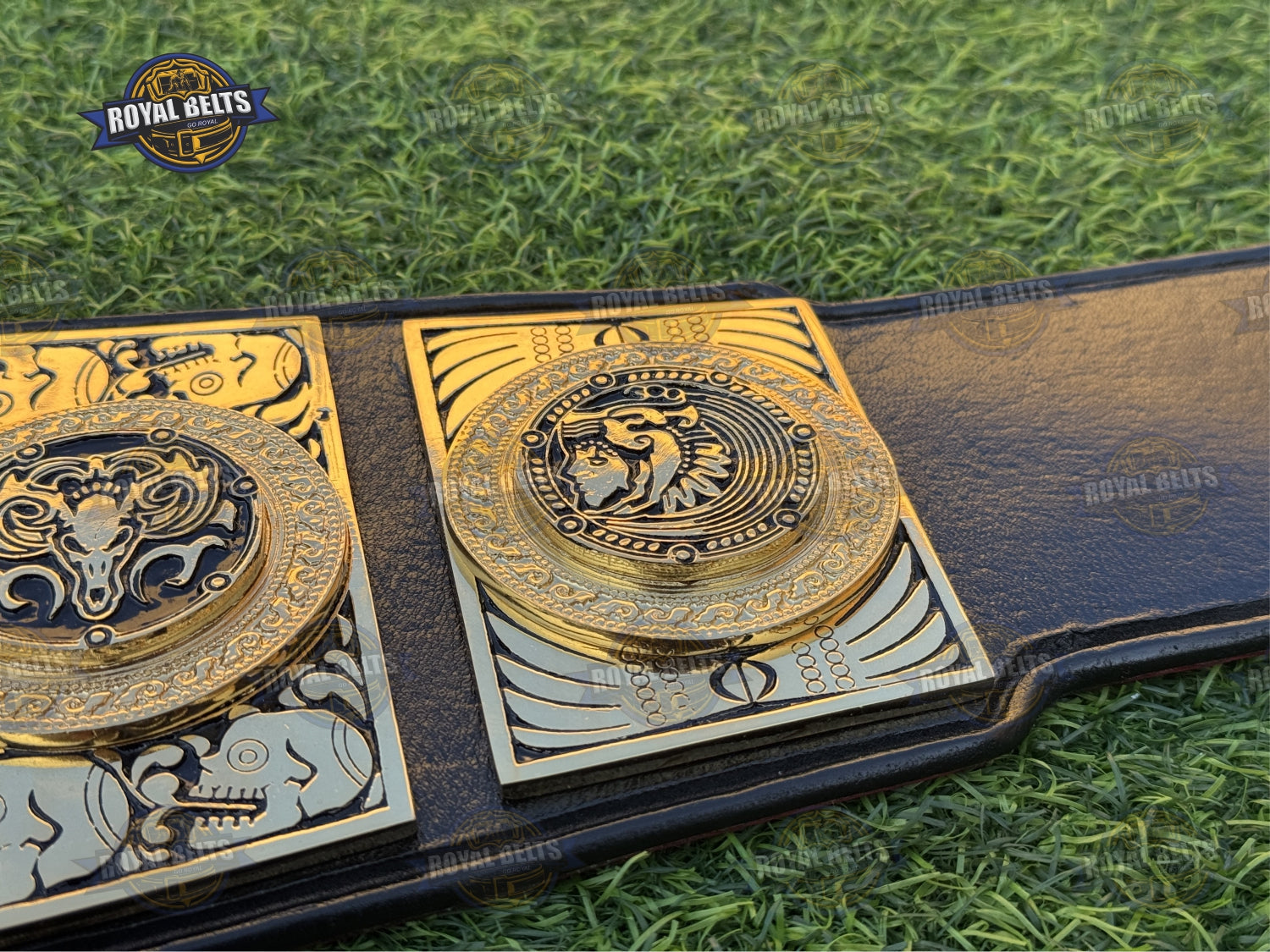 Lucha Underground GOG wrestling title belt triple layer premium craftsmanship