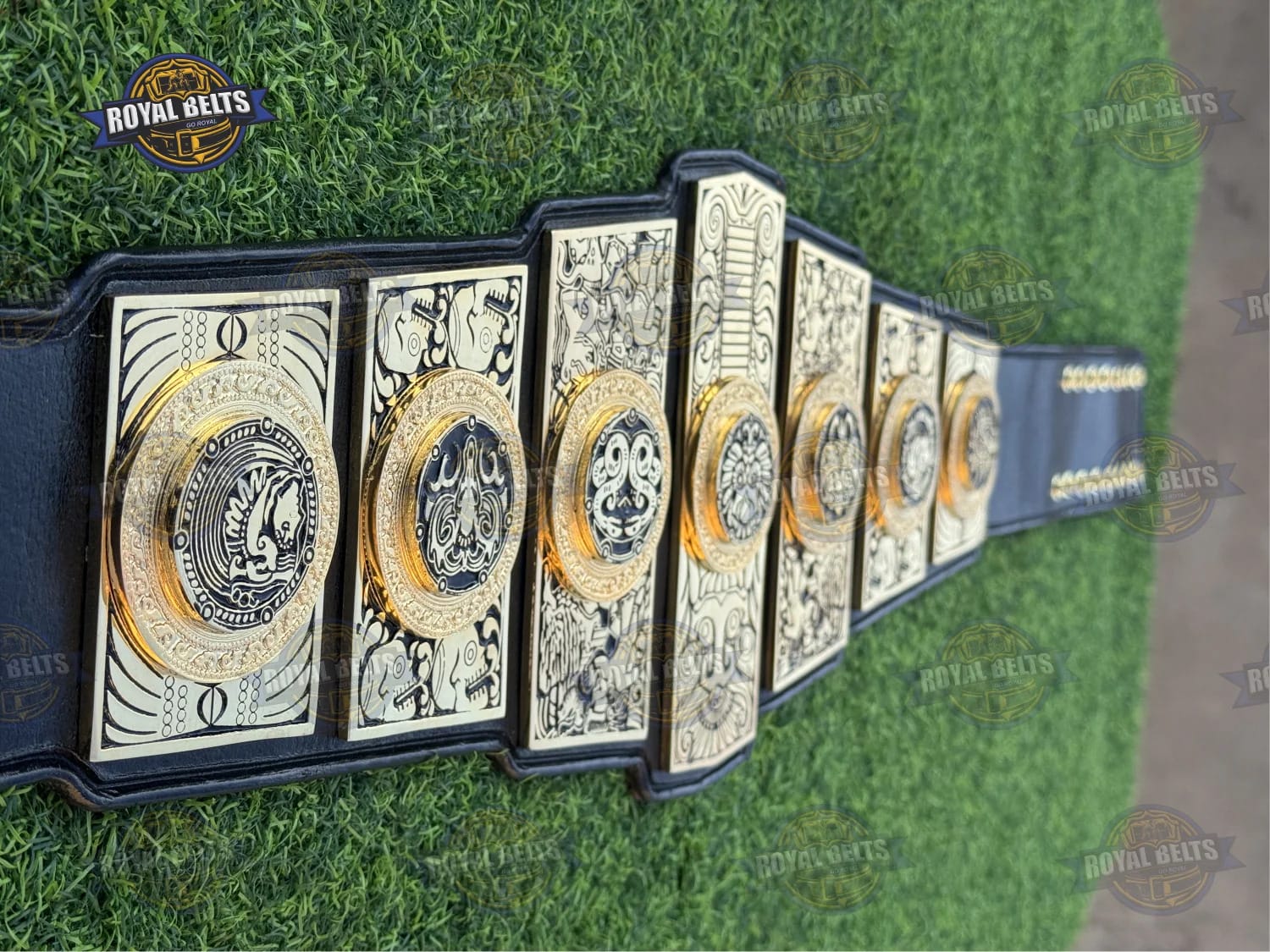 Lucha Underground GOG championship title belt triple layer display ready