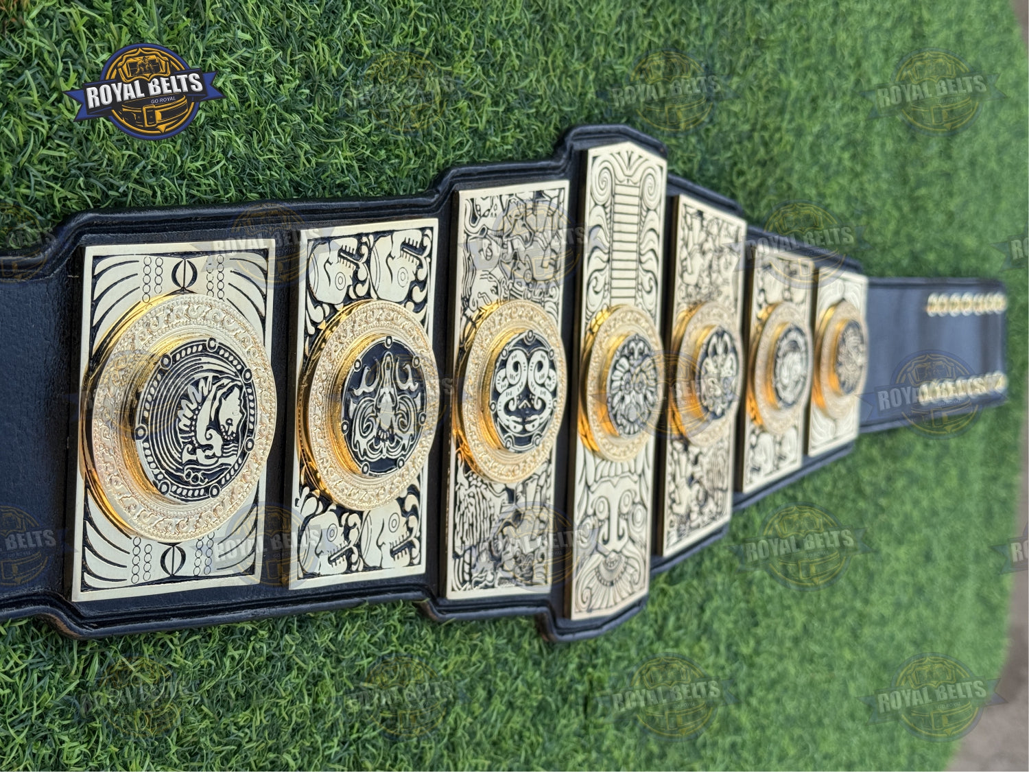 Lucha Underground GOG triple layer wrestling championship belt 