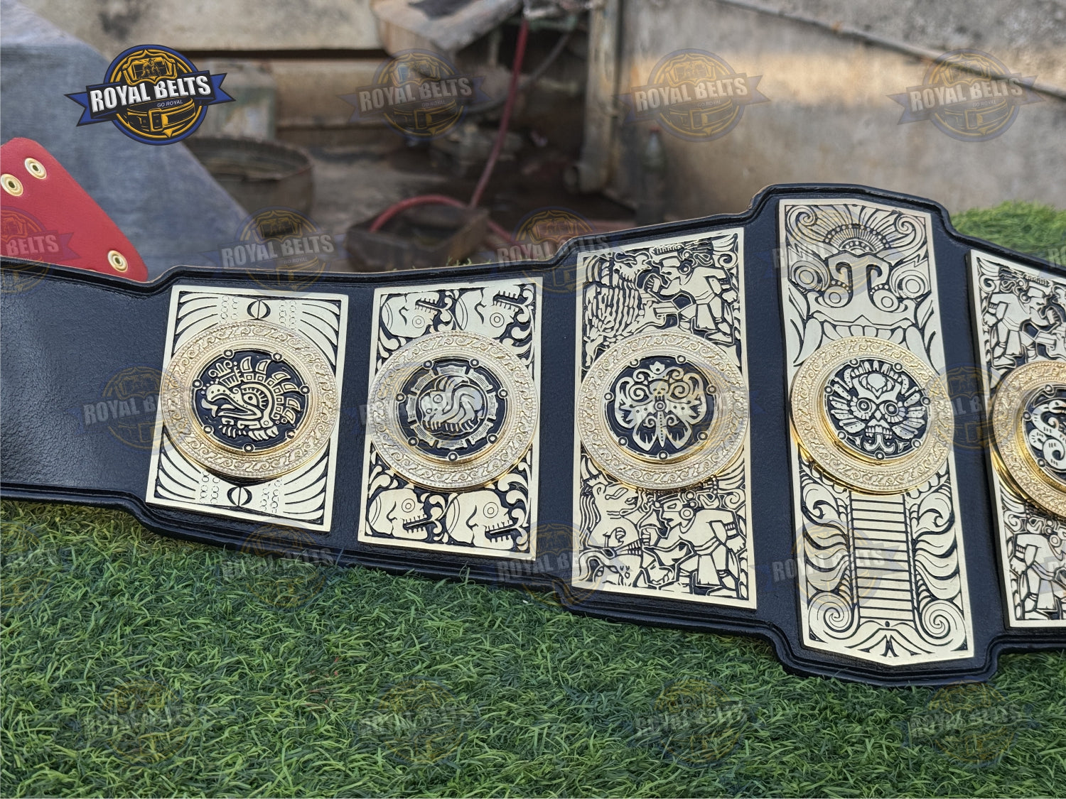 Lucha Underground GOG championship belt triple layer high quality design
