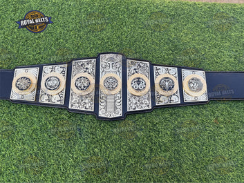 Lucha Underground GOG championship title belt triple layer design Made by Royal Belts