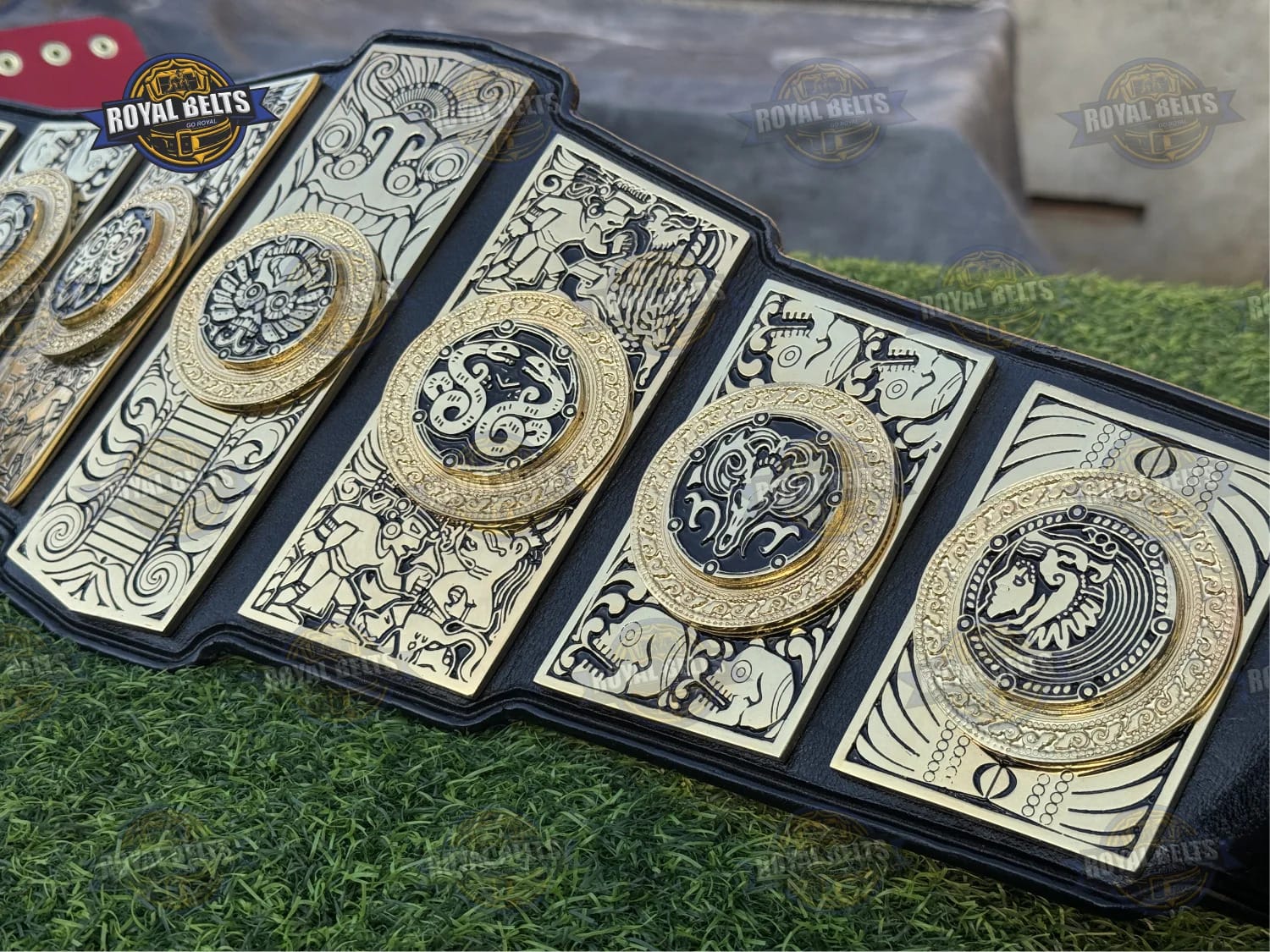 Lucha Underground GOG triple layer wrestling title belt luxury 