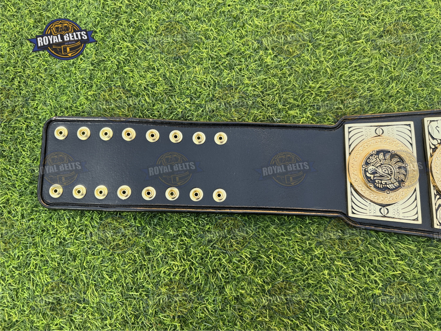 Lucha Underground GOG wrestling title belt triple layer ornate design