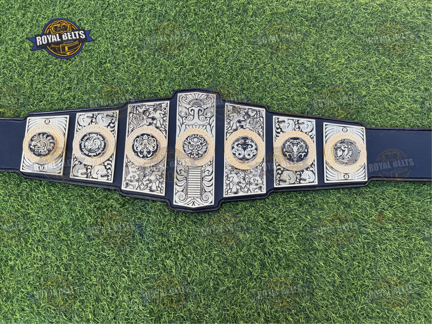 Lucha Underground GOG championship belt premium triple layer construction Designed by Royal Belts 