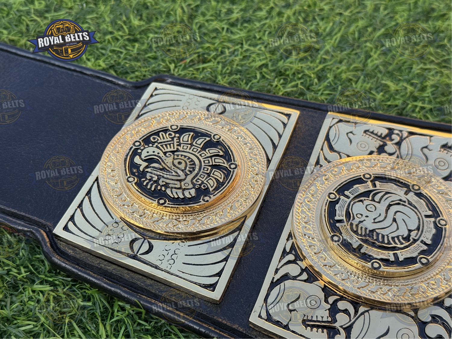 Lucha Underground GOG wrestling championship belt triple layer 