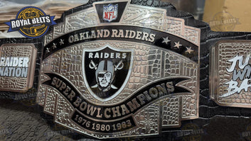 Lasco's NFL Oakland Las Vegas Raiders Super Bowls Title Belt