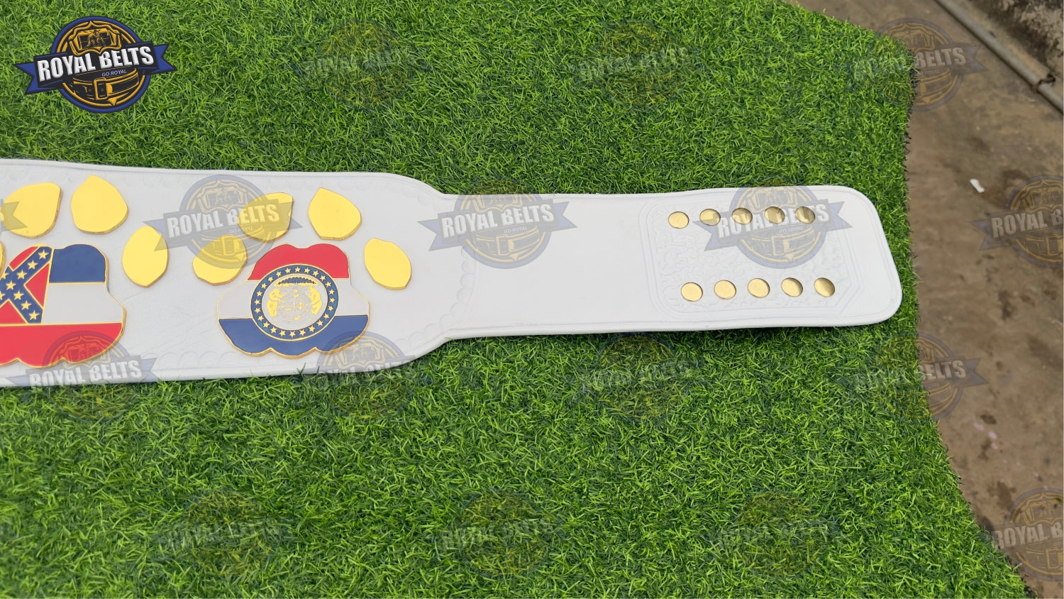 Legends Tiger championship belt handcrafted custom design