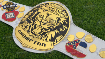 Legends Tiger championship belt custom design with premium leather strap Made by Royal Belts