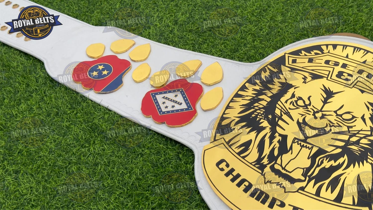 Legends Tiger wrestling championship belt custom professional look