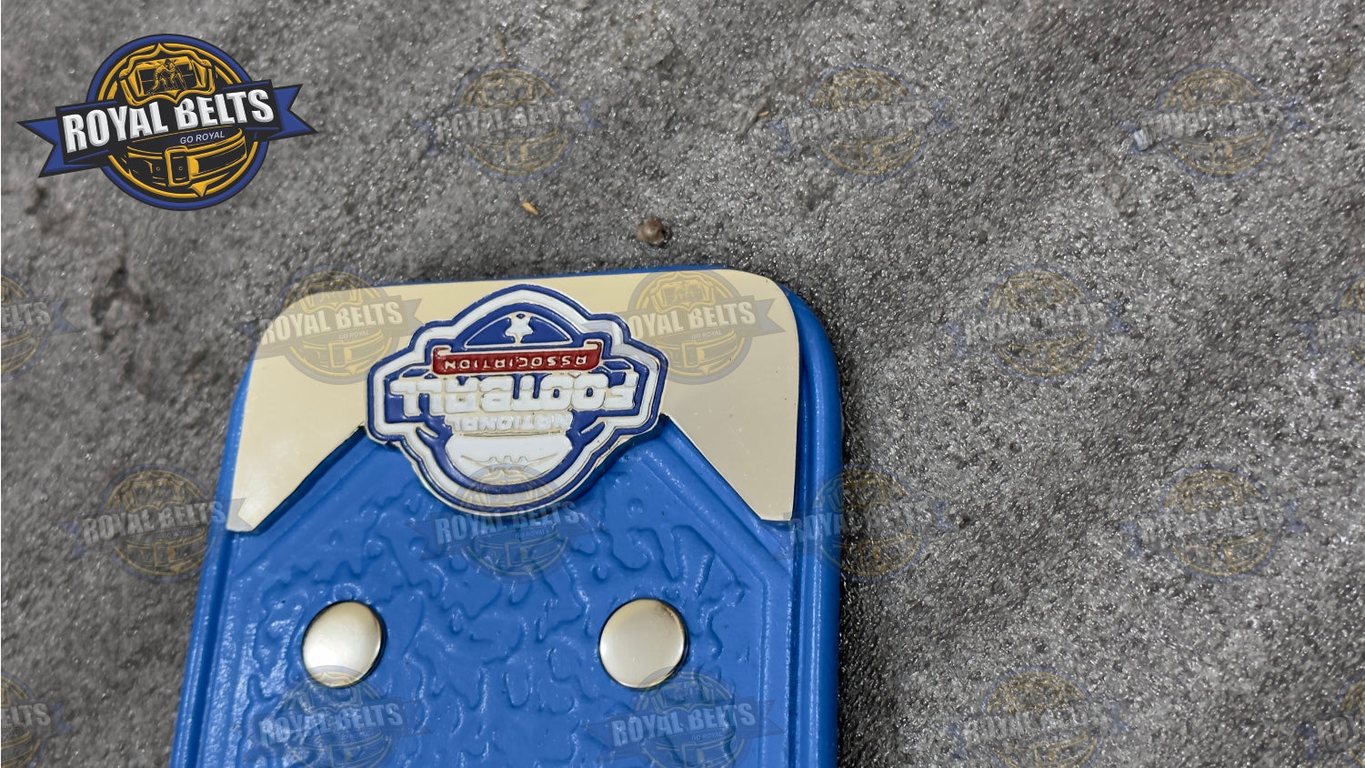 MVP National Championship Belt HD CNC engraved center, beveled edges, stitched backing