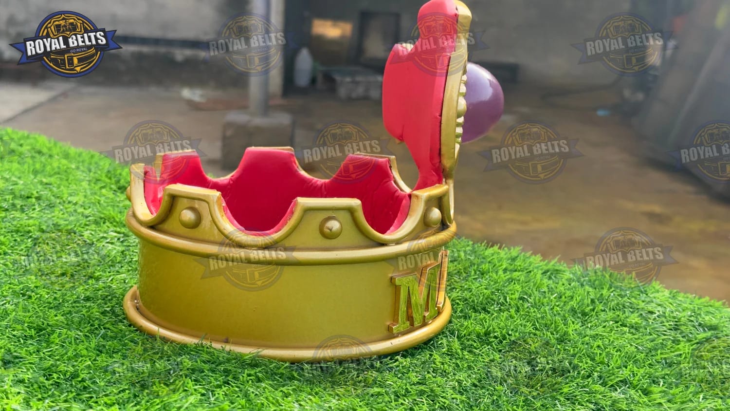 Macho Man Randy Savage crown replica inspired by iconic wrestling entrance Designed by Royal Belts 