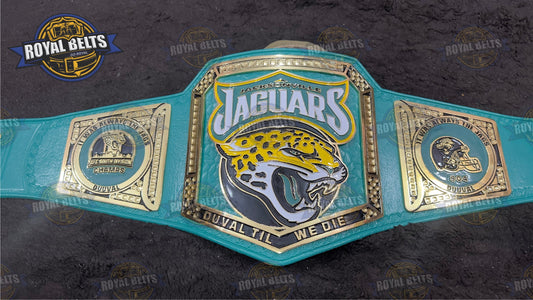 NEW Jacksonville Jaguars Customise Championship Title Belt Zinc Plated