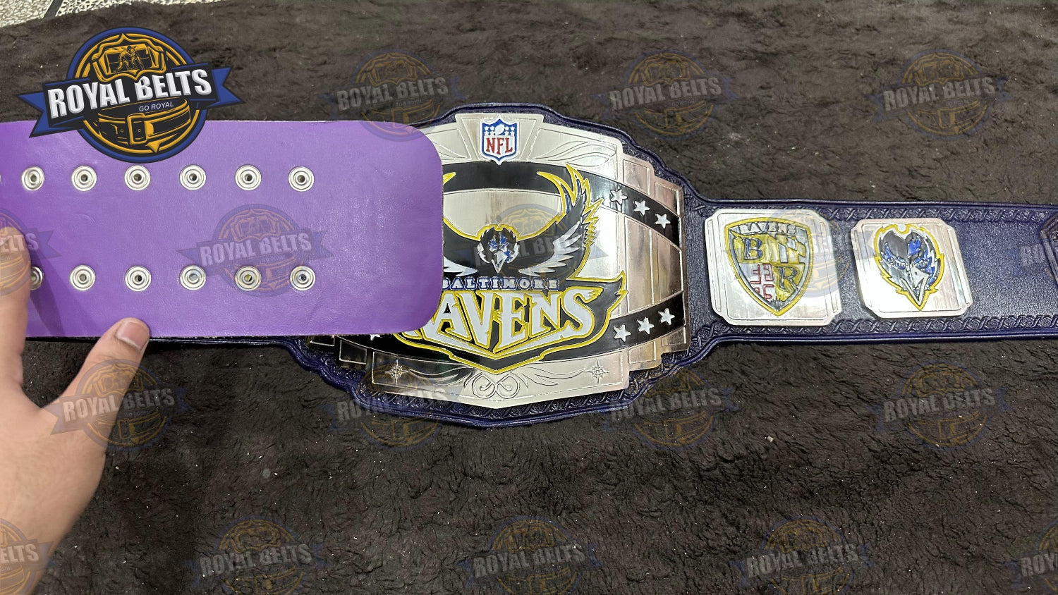 NFL RAVENS Custom Championship Title Belt