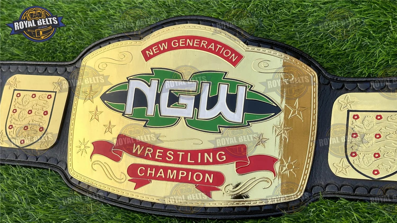 NGW wrestling title belt display collectible Crafted by Royal Belts 