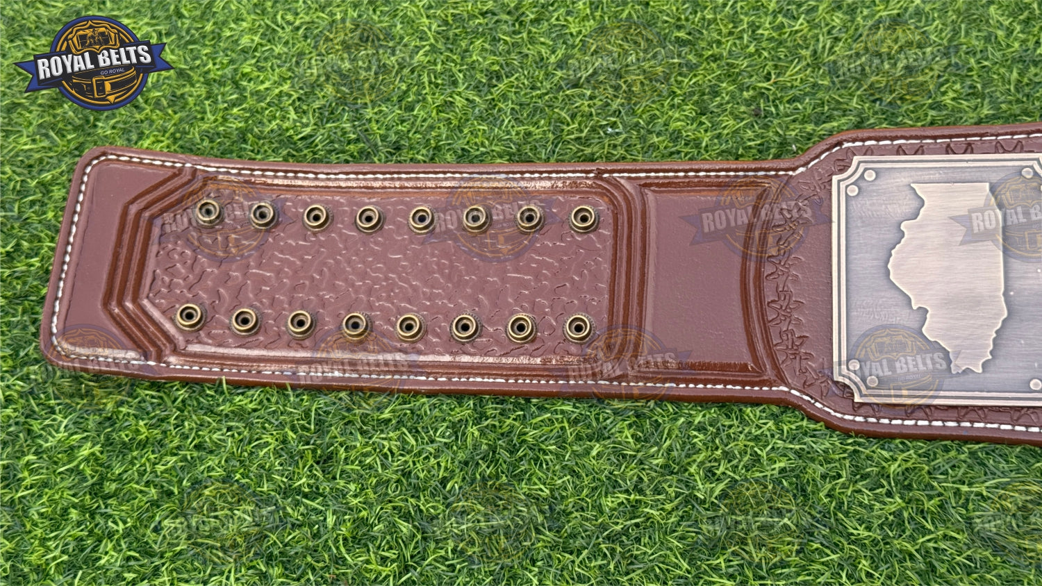 NORTHLAND PRO Custom World Championship HD CNC belt with sharp engraving and durable snap fasteners
