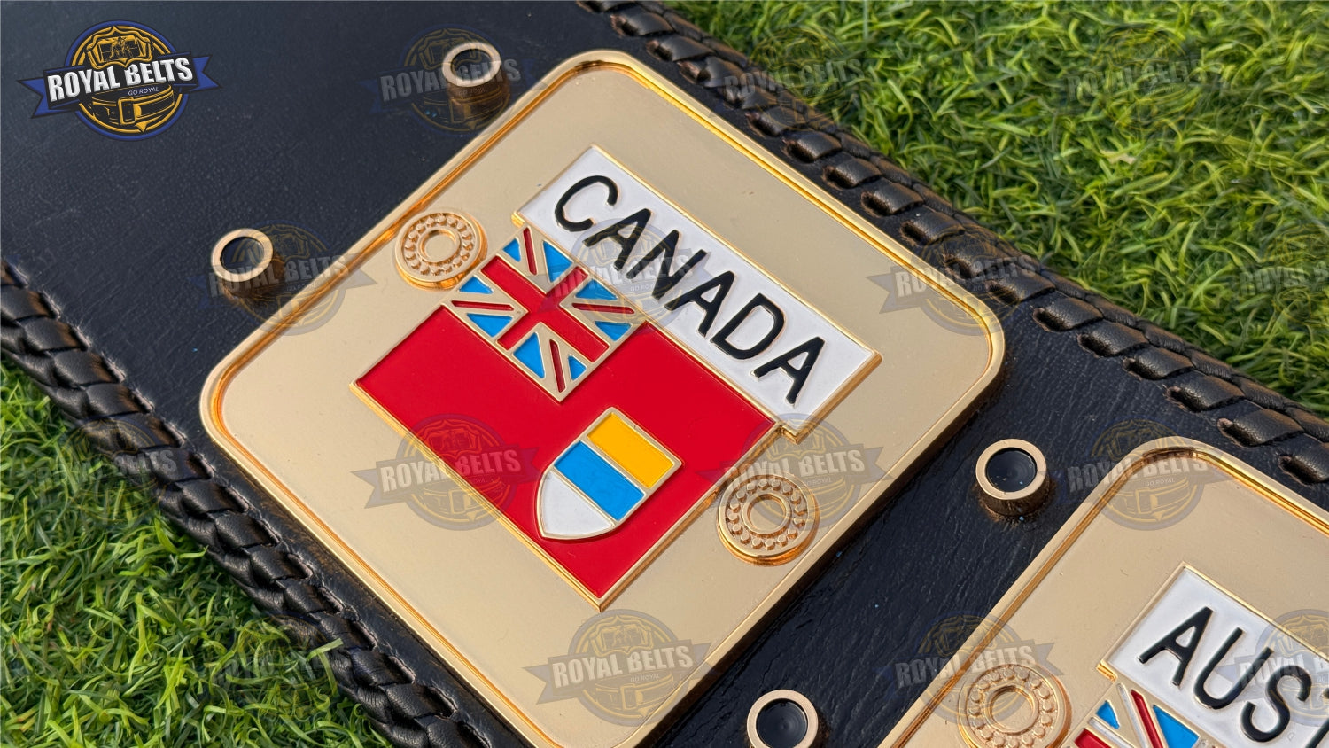 NWA Domed Globe championship belt collectible with precision CNC detailing