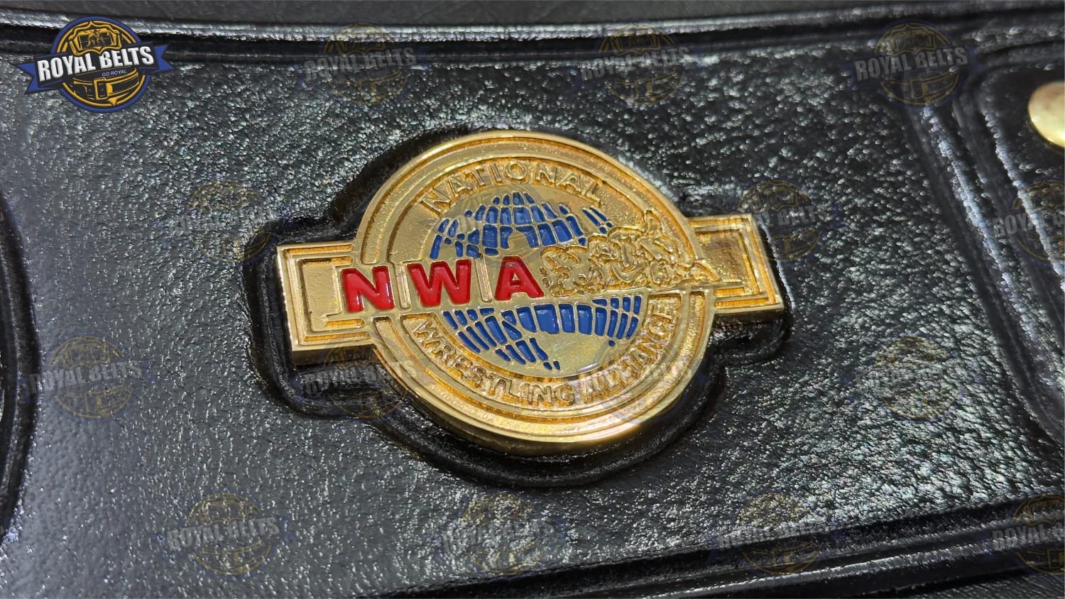 NWA Heritage Wrestling title belt HD CNC polished plates