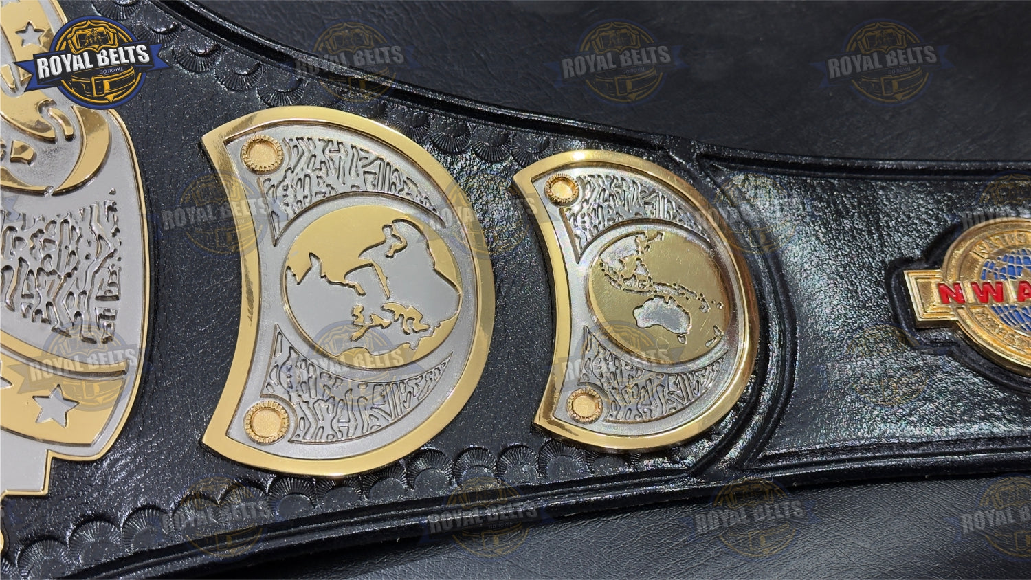NWA Heritage belt HD CNC fan collectible