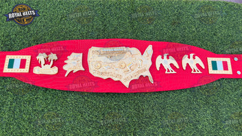 NWA United States Heavyweight title belt classic design Made by Royal Belts
