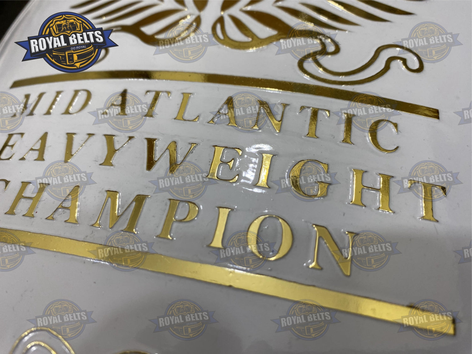 NWA Mid Atlantic Wrestling Championship Title Belt Brass Plated