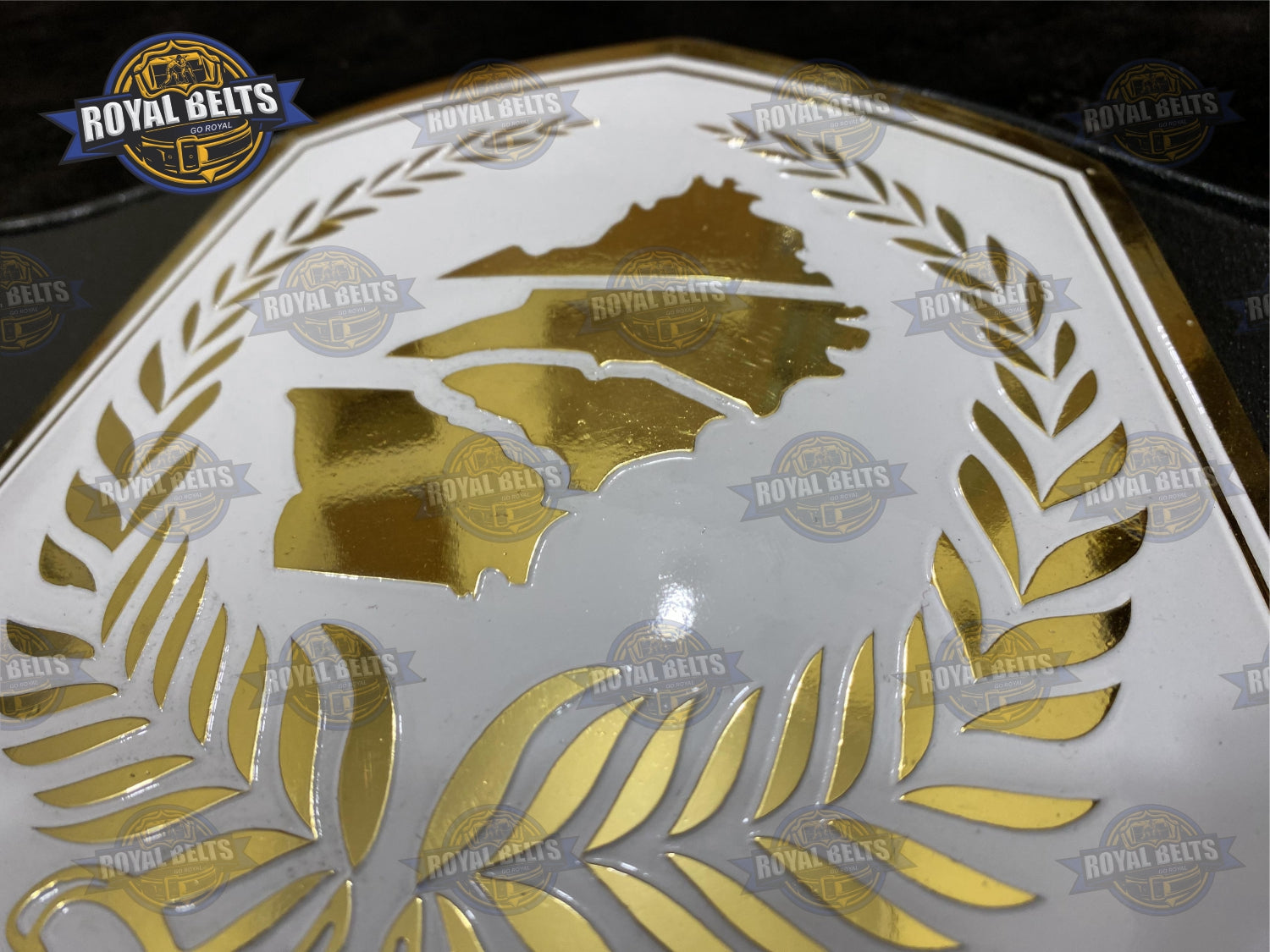 NWA Mid Atlantic Wrestling Championship Title Belt Brass Plated