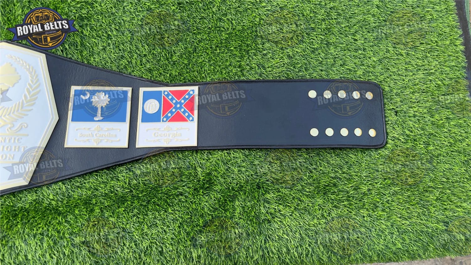 Atlantic wrestling title belt collector quality