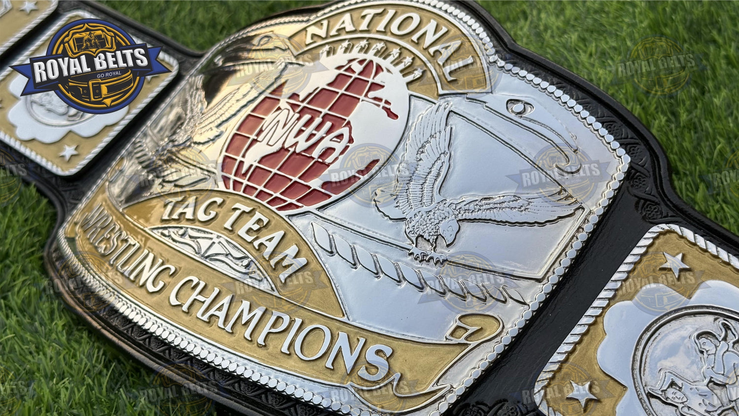 NWA National Tag Team Wrestling Championship Title Belt