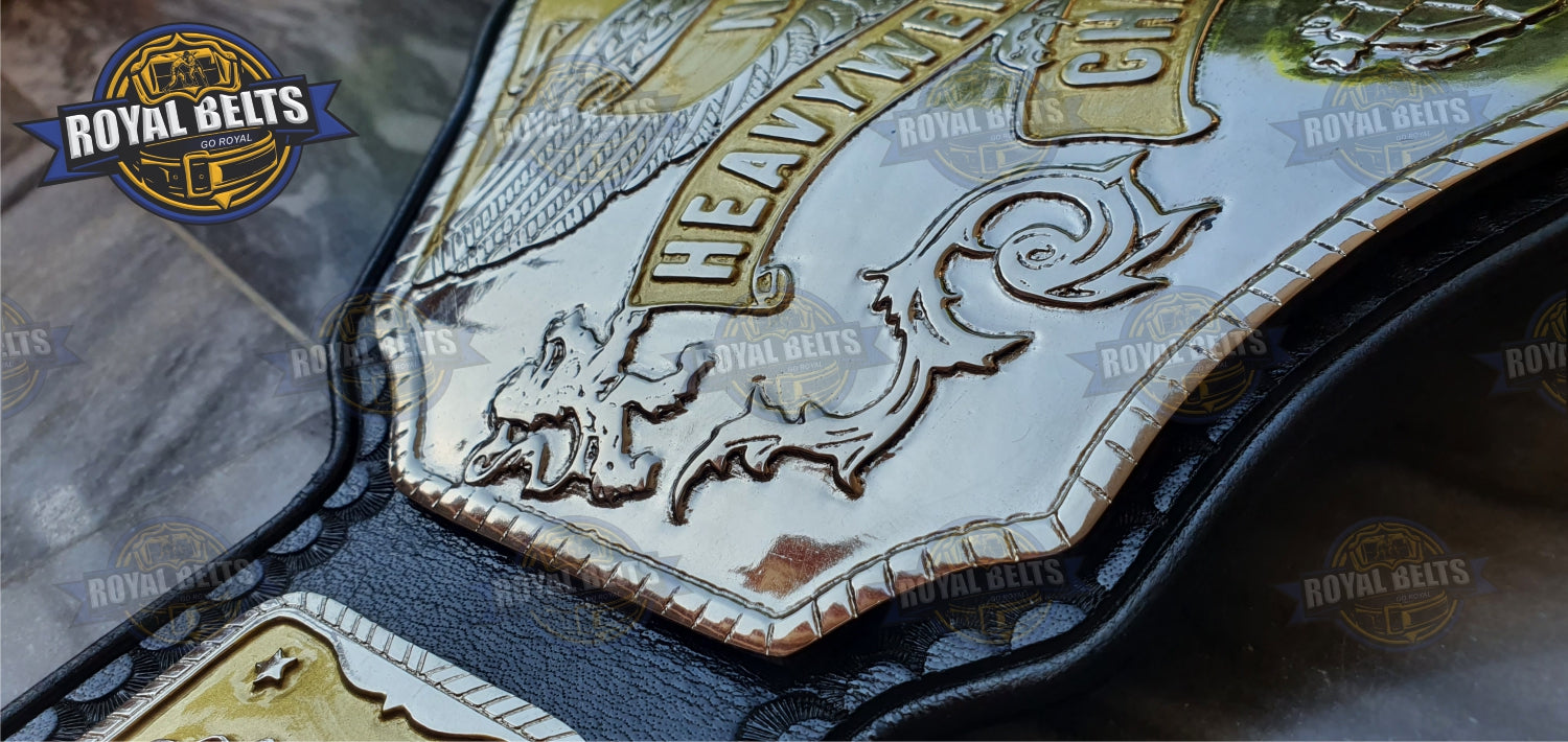 NWA National Wrestling Championship Title Zinc Plated