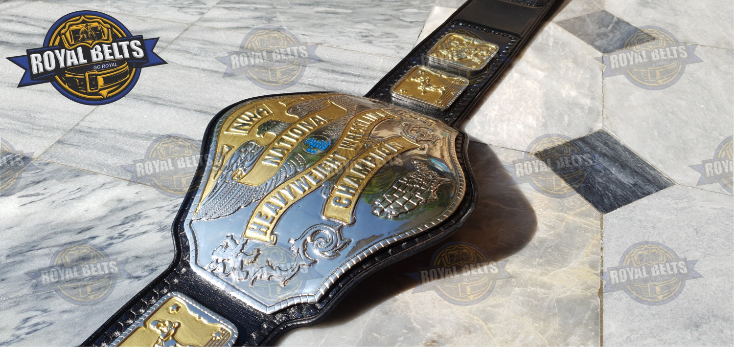 NWA National Wrestling Championship Title Zinc Plated