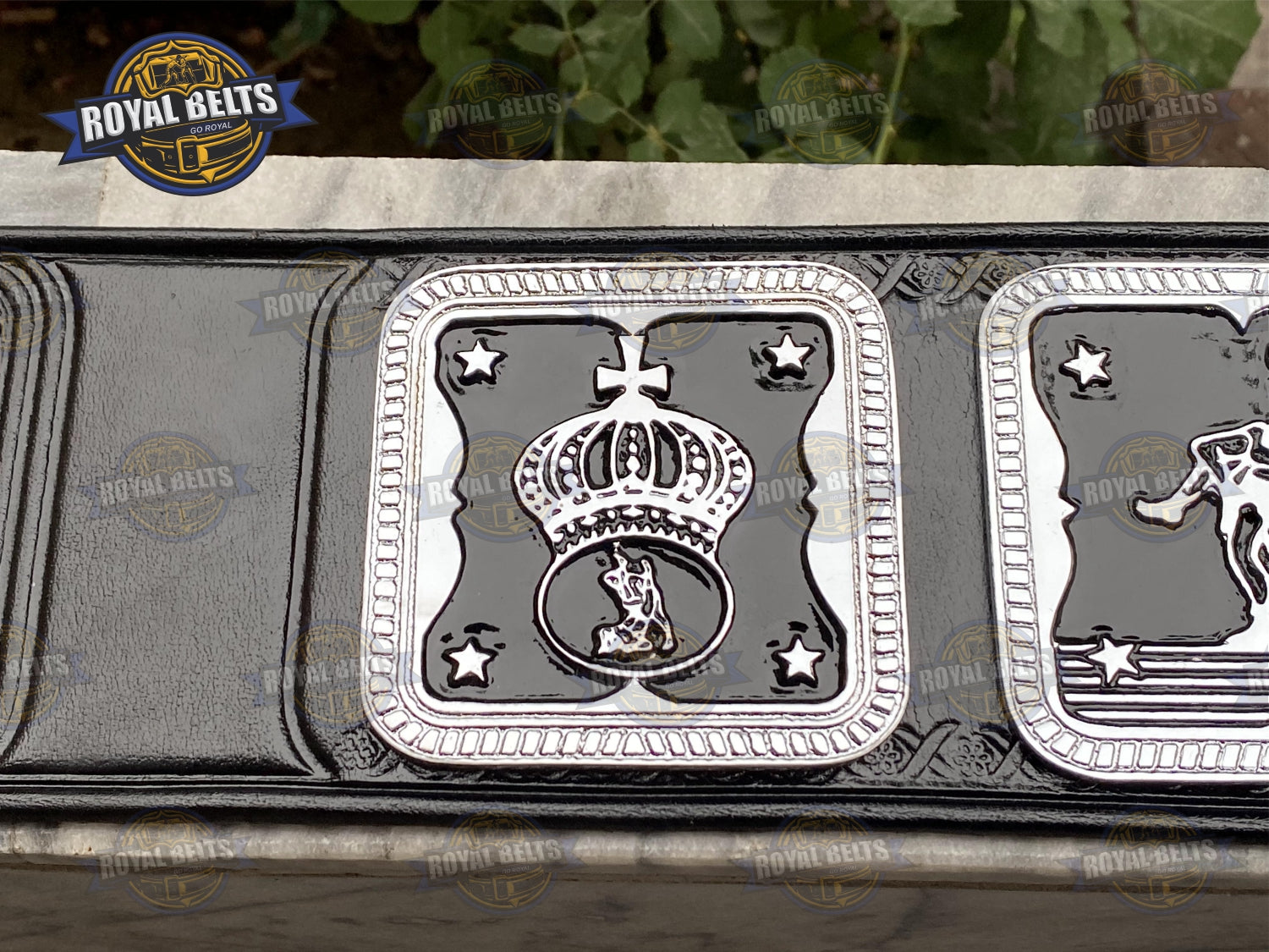 NWA PNW Heavyweight Championship Belt HD CNC etched artwork, beveled edges, snap closure strap