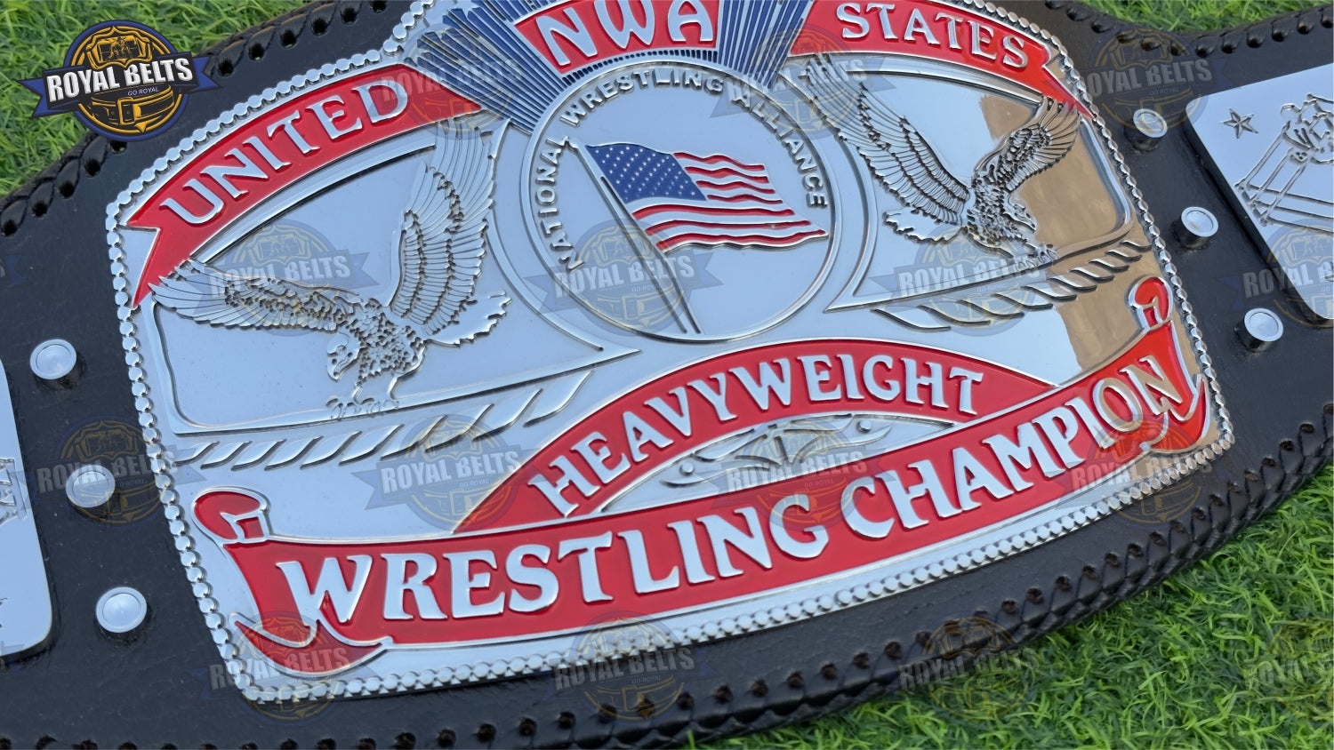 NWA United States Title Championship Replica HD CNC Engraved Plates