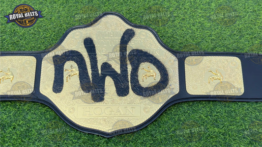 nWo Spray Paint WCW Championship Belt Replica HD CNC Wrestling Collectible Manufacture by Royal Belts