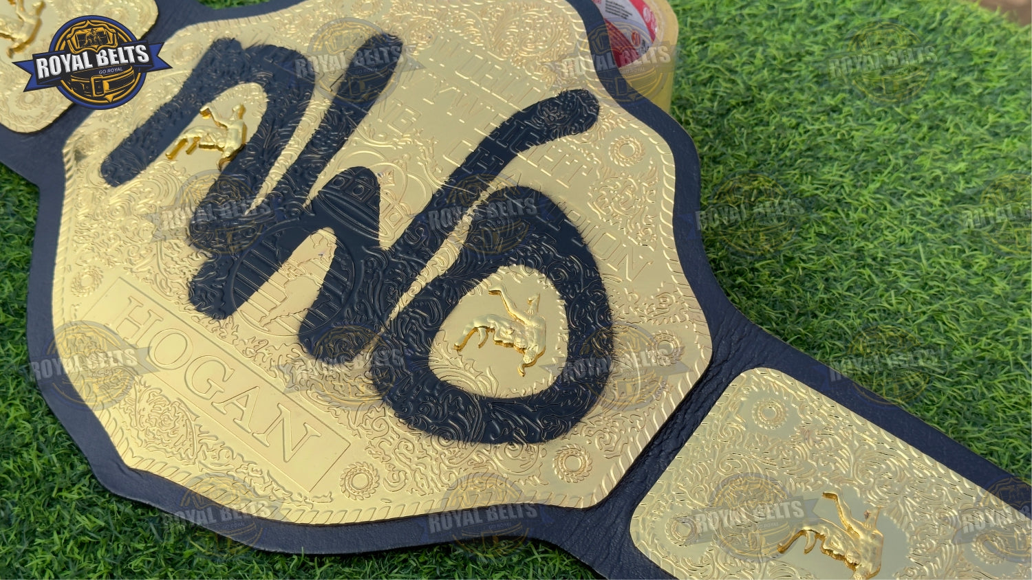 nWo Spray Paint WCW Title Belt CNC Replica High Quality Craftsmanship