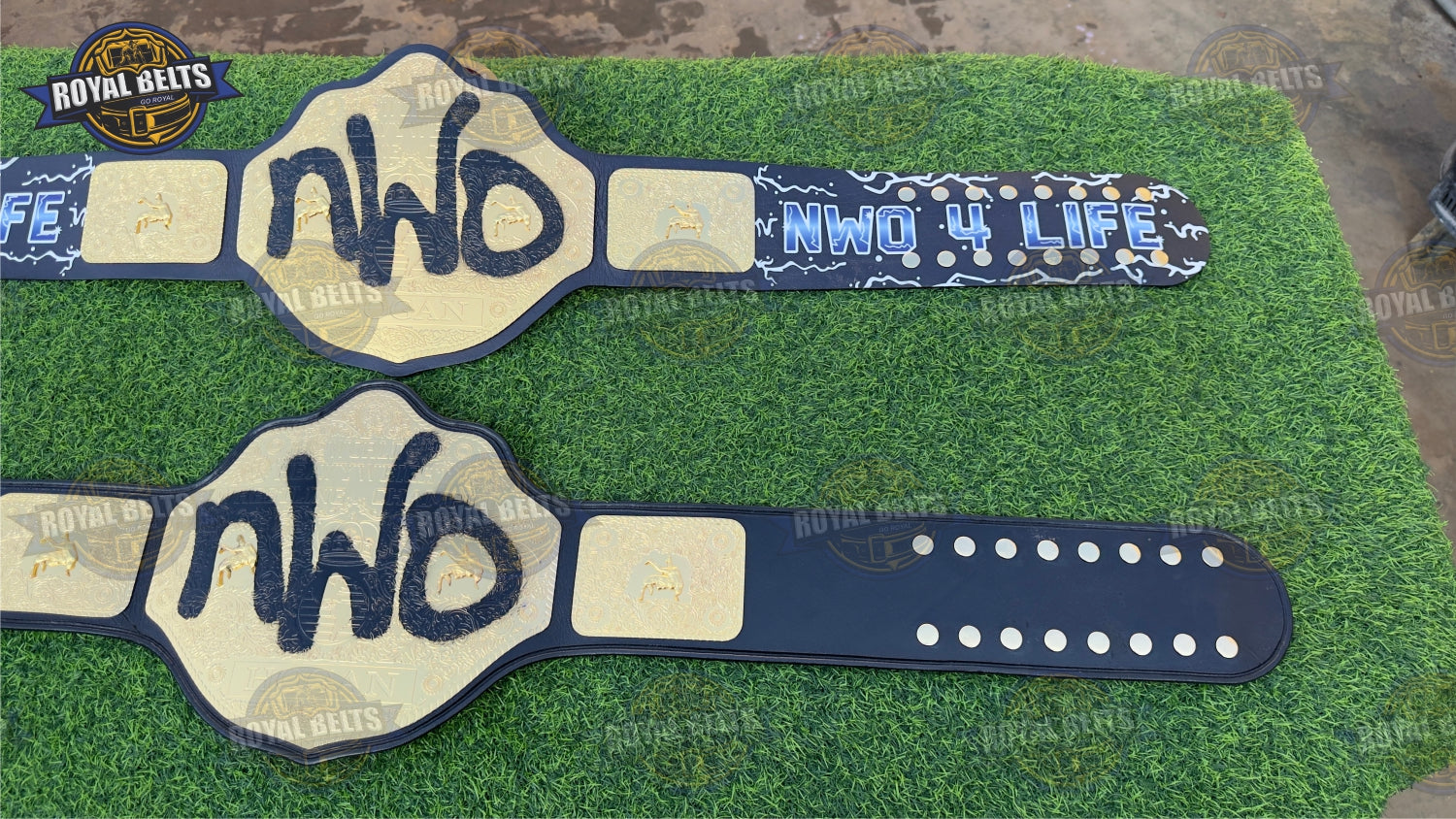 nWo Spray Paint WCW Belt Replica HD CNC Premium Detailing