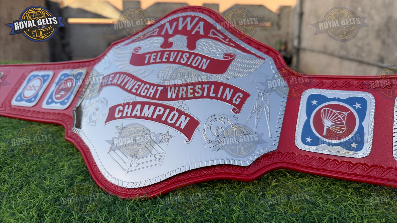 NW Television Wrestling title belt premium fan collectible