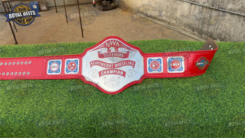 Television championship belt display piece Made by Royal Belts