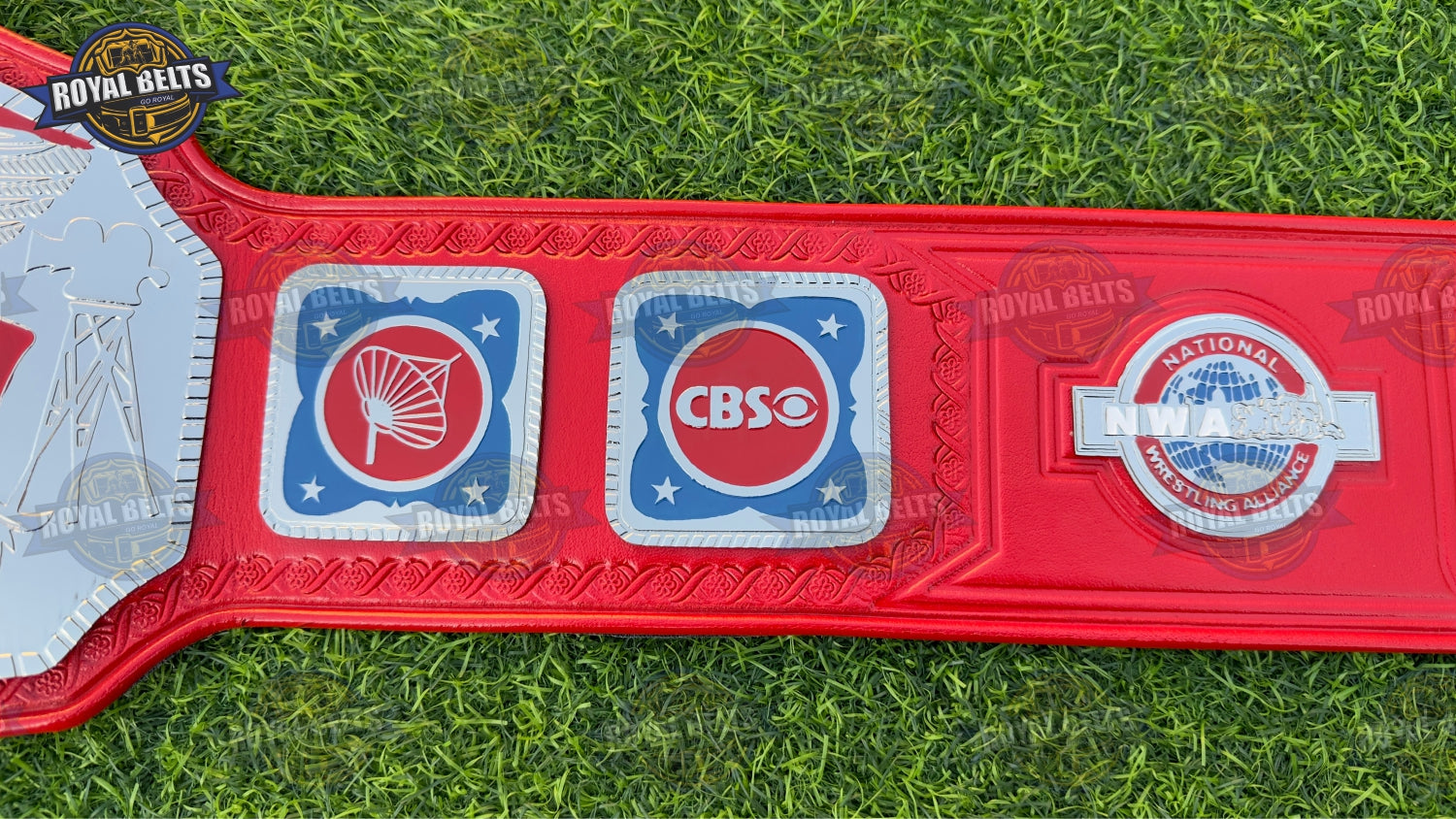 NW Television title belt iconic championship design