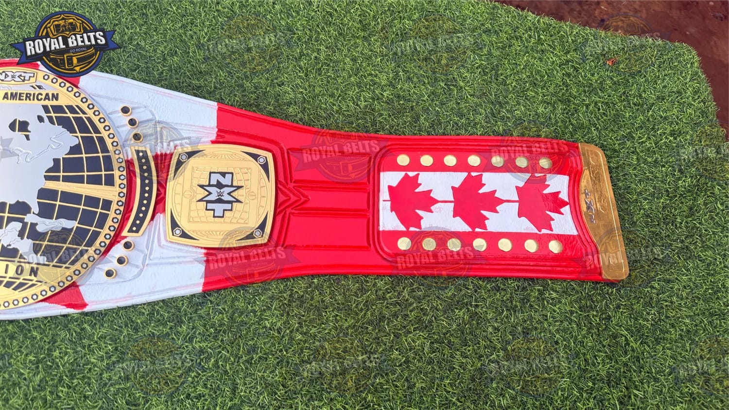 NXT North American Ethan Page Championship CNC HD belt with championship grade metal and snap closure
