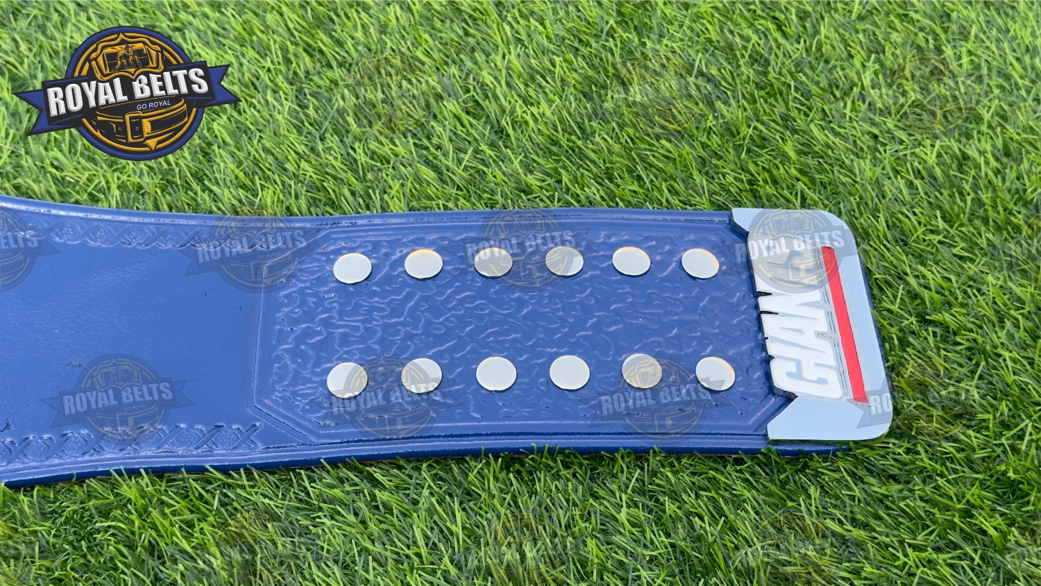 New York Football Giants Superbowl Championship Title Belt Stacked Plated